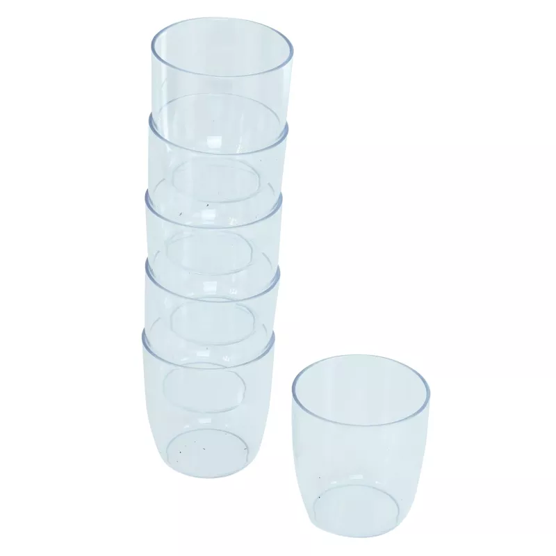 Glasbehälter, Stapelglas, Transparente Gläser, Becher, Kombiglas