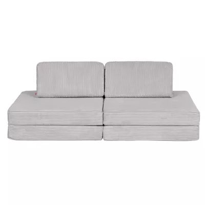 Sofa, Couch, Modular, Beige, Corduroy