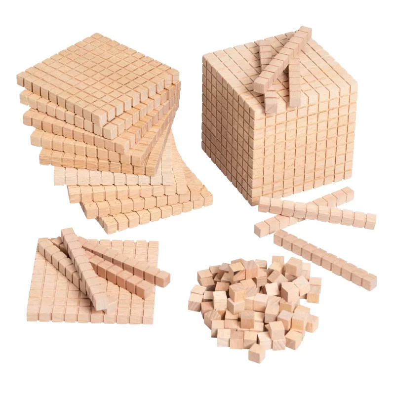 Holzbausteine, Baukubien, Holzwürfel, Bausteine, Kreativspielzeug