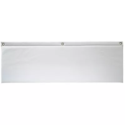 Canvas, Banner, Weiß, Grommet, Rollo