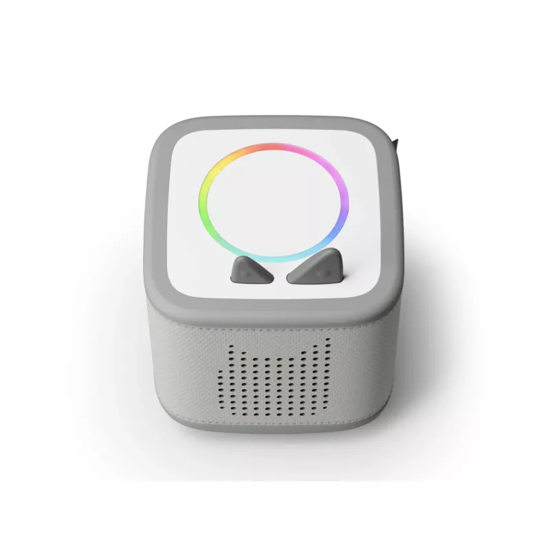smarte Lautsprecher, RGB-Ring, tragbarer Lautsprecher, grau, Tastenkontrollen