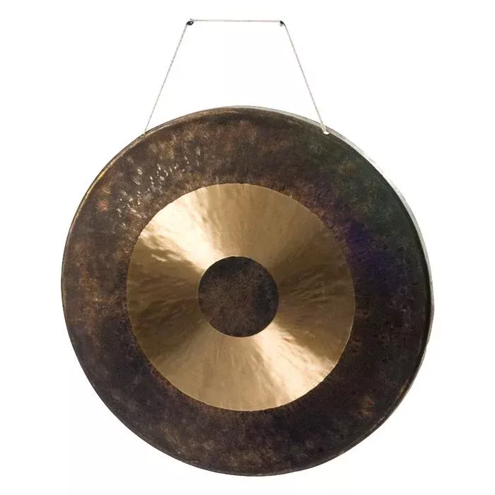 Gong, Glocke, Percussion, Bronzegold, hängender Gong