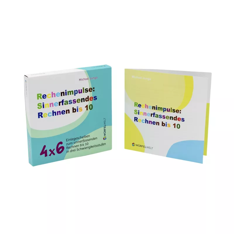 Rechenspiele, Mathelernset, Kartenbox, 10 Regeln, 4x6 Packung