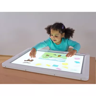Lichttisch, Kinder-Table, Interaktiver Tisch, Bildungs-Spielzeug, Bunte Aufkleber