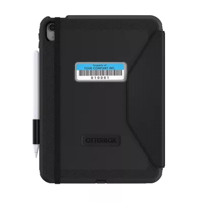 iPad-Hülle, OtterBox, schwarz, Rückseite, Stift, stylus holder