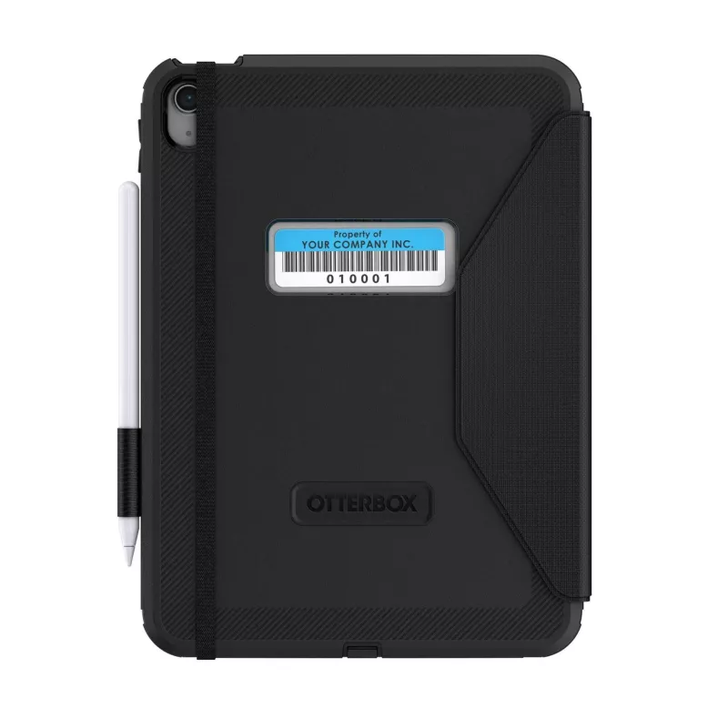 iPad-Hülle, OtterBox, schwarz, Rückseite, Stift, stylus holder
