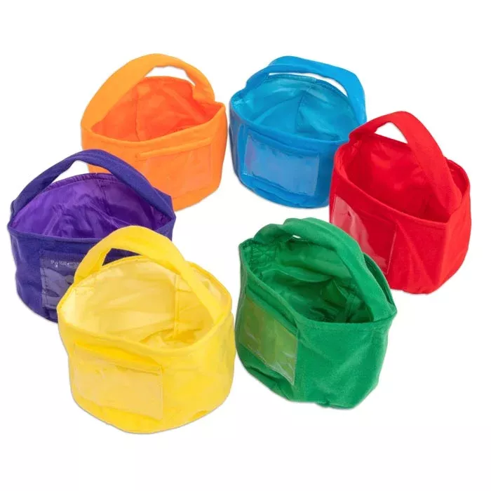 Aufbewahrungstasche, Korb, Wollensammelbeutel, Spielzeugtasche, Bunte Beutel