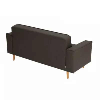 Sofa, Garnitur, Stoff, Braun, Holzbeine