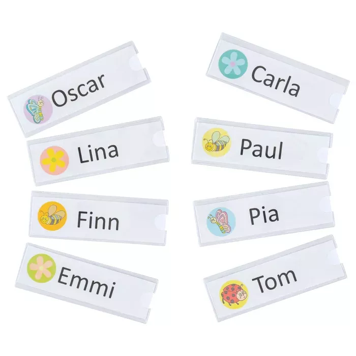 Namensschild, Namensschildchen, Sticker, Personalisierte Namensetikett, Begrüßungskarte