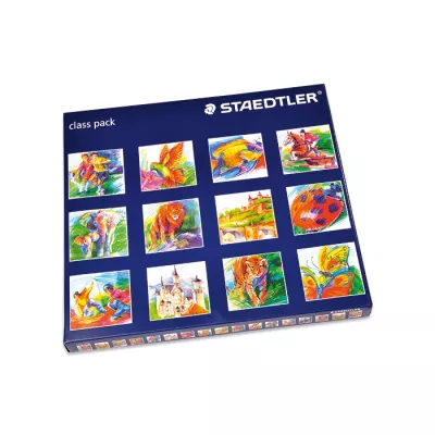Klassenpaket, Kunstset, Malutensilien, bunte Fliesen, Kinderkunst