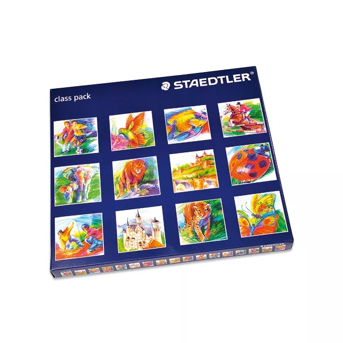 Klassenpaket, Kunstset, Malutensilien, bunte Fliesen, Kinderkunst