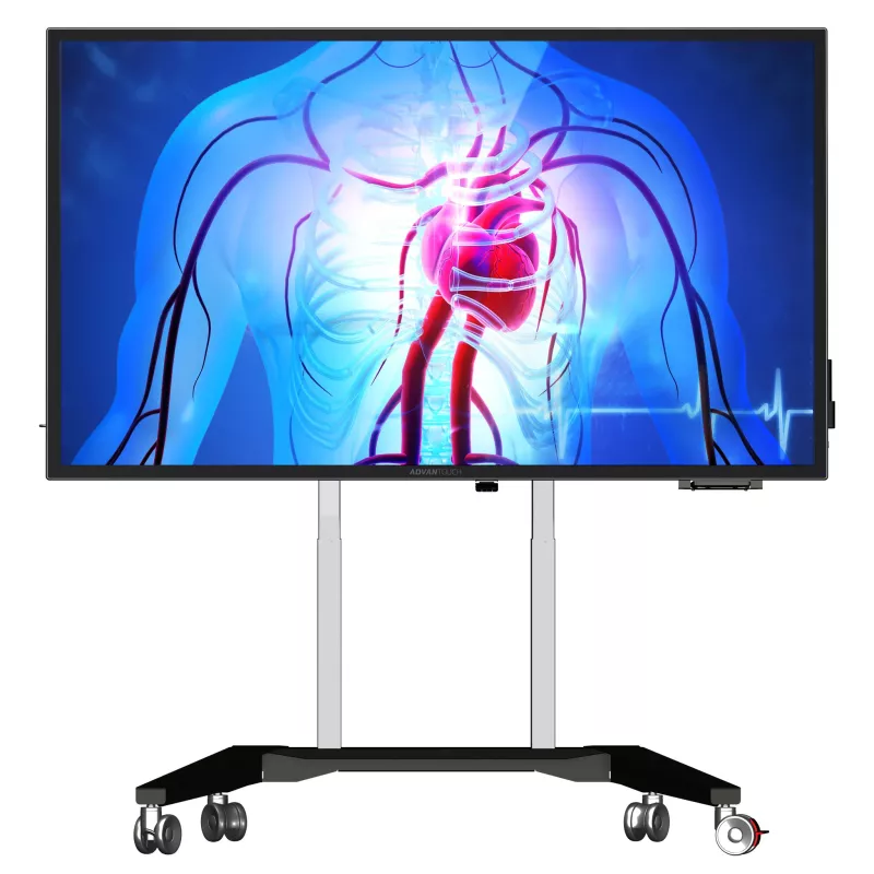 Monitor, medizinischer Bildschirm, digitale Anzeige, Rollständer, HD-Display