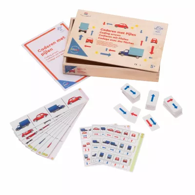 holzbox, Lernspiel, Verkehrszeichen, Kärtchen, Puzzle