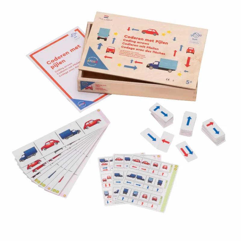 holzbox, Lernspiel, Verkehrszeichen, Kärtchen, Puzzle