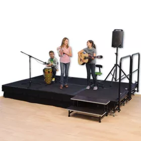 Schulbühne Flexi Komplett-Set 1: 9 m²