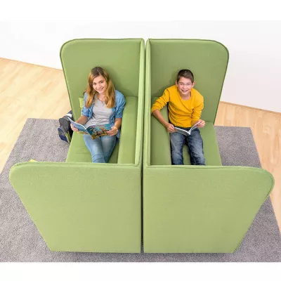 Sessel, Sitzkabine, Grün, Kinderstuhl, Lesen