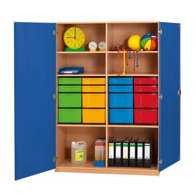 Schrank, Aufbewahrung, Bildungsspielzeug, Kunststoff-Boxen, Beschriftungslaufwerk