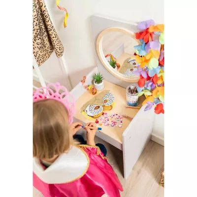 Kinderbastelset, Masken, Papierkleid, DIY Schmuck, Dekoration