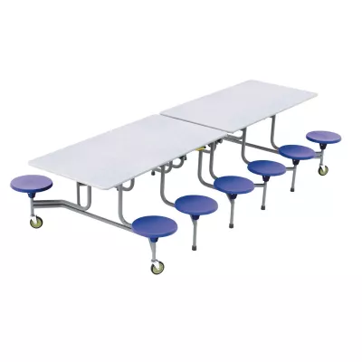 tisch, schulbank, mobiles tischset, klapptisch, rollhocker