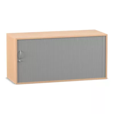 rolltor, graue tür, schrank, holzrahmen, gleitende tür