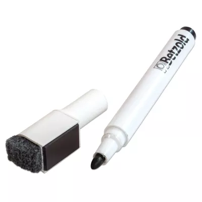 Whiteboard-Marker, Radiergummi, Tafelmarker, Markerstift, schwarze Spitze