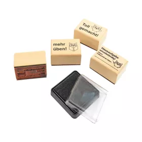 Hausaufgaben-Stempel im 4er-Set