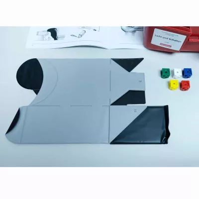 3D-Drucker-Zubehör, Stifthalter, graues Kunststoff, schwarze Akzente, Konstruktionskit