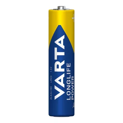 alkaline Batterie, AA-Batterie, 1,5 V, Langlebig, blau-gelb