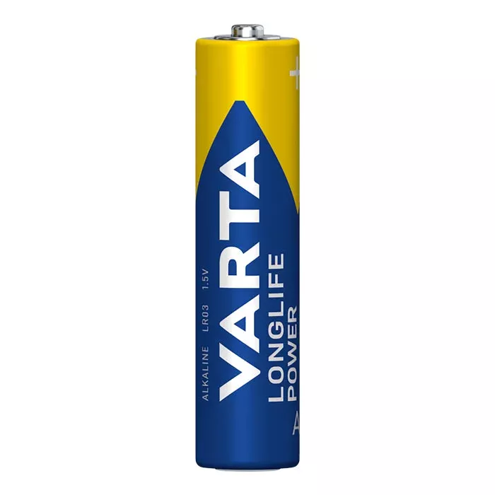 alkaline Batterie, AA-Batterie, 1,5 V, Langlebig, blau-gelb