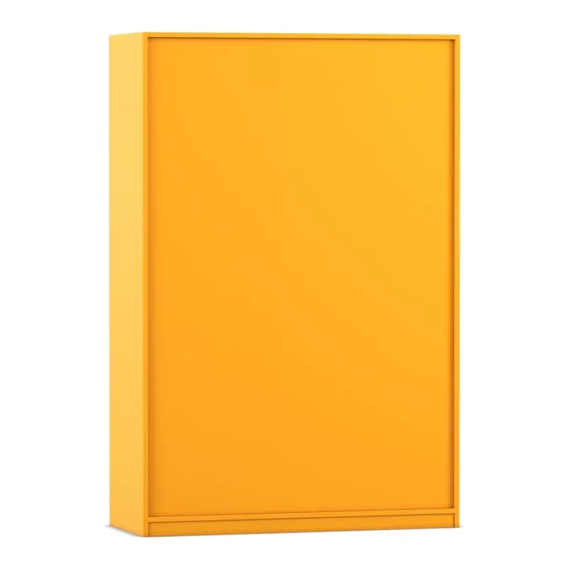 Schrank, Wandregal, orange, Schubkastenfrei, Möbelfront