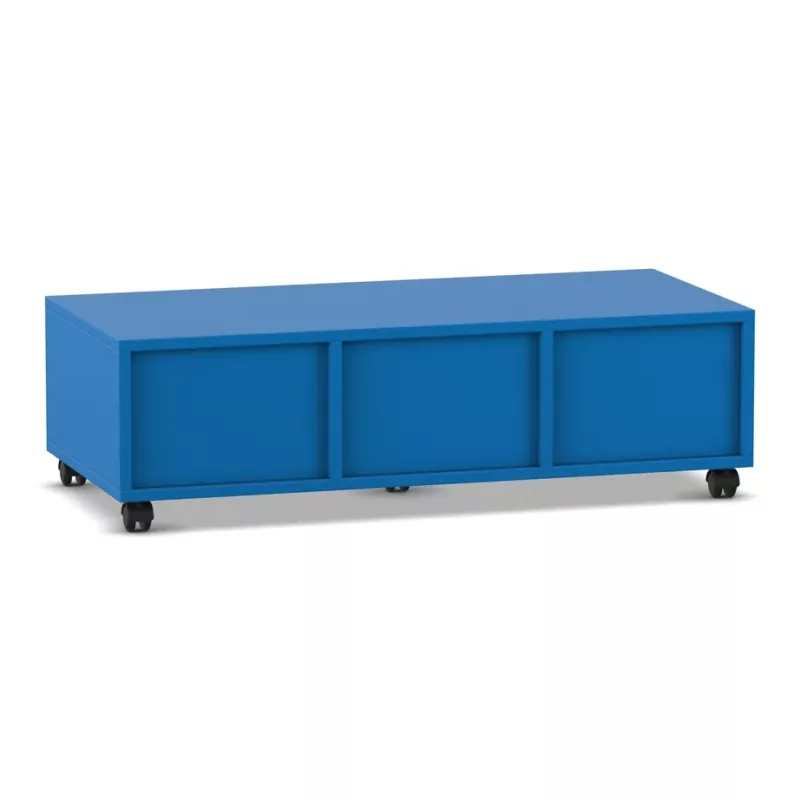blau, Schrank, Aufbewahrung, Rollen, modular