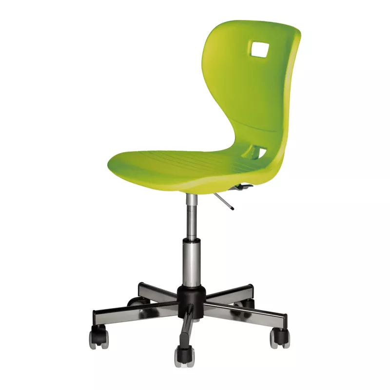 stuhl, büro stuhl, ergonomisch, grün, drehstuhl