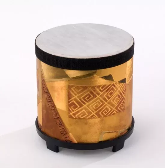 drum, Trommel, gold foil, Zylindertrommel, Schlegel?