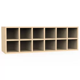 Flexeo® Garderoben-Hängeregal Armadio, Tiefe 35 cm, Breite 120 cm