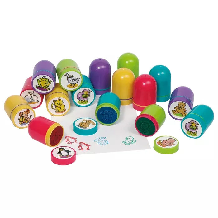 Stempel, Stempelkissen, Tierstempel, Kinderspielzeug, Lustige Stempel