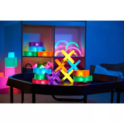 LED-Spielzeug, Nachtlicht, Geometrische Spielzeuge, Neon-Leuchten, Stapelfiguren