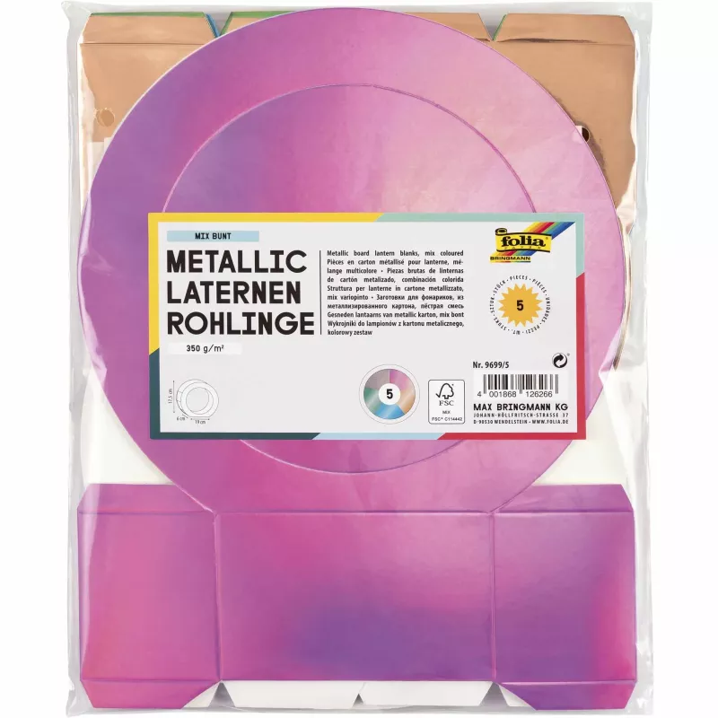 metallisch, Laterne, Ringe, rosa, lila