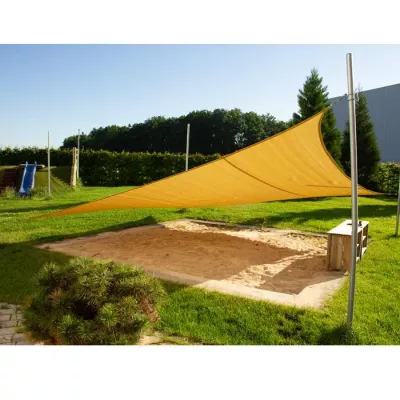 Schattentuch, Sonnensegel, Sandkasten, Gelb, Garten