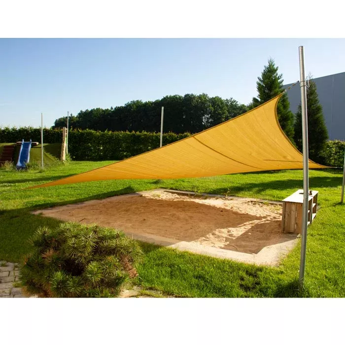 Schattentuch, Sonnensegel, Sandkasten, Gelb, Garten