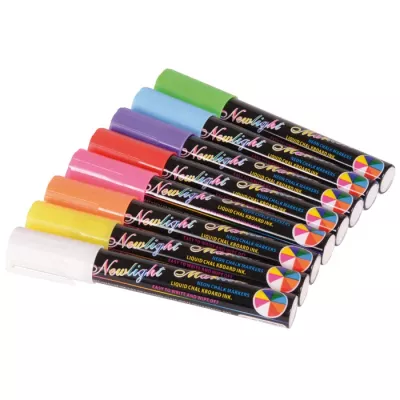 Markerstifte, Flüssige Kreide, Neonfarben, Stiftset, Kreide-Tinte