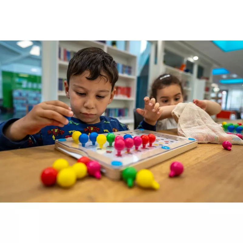 Spielzeug, Lernspiel, Holzspielzeug, Brettspiel, Kugelpuzzle