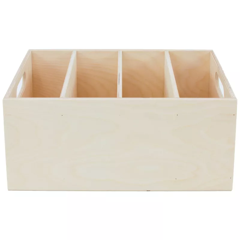 Holzbox, Aufbewahrungsbox, Schubladenbox, Holzbox mit Fächern, Kastchen