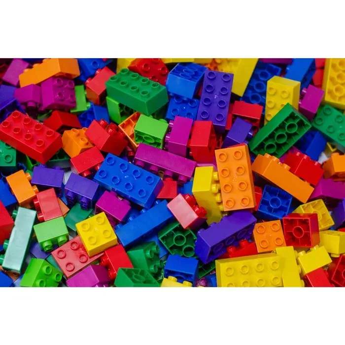 Bausteine, Lego-Steine, Kunststoffbausteine, Bunte Steine, Kinder Spielzeug