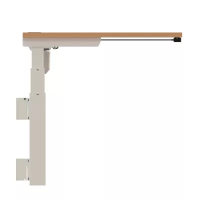 schreibtisch, verstellbarer-tisch, desk-einbau, seitlich-montiert, laminierte-top