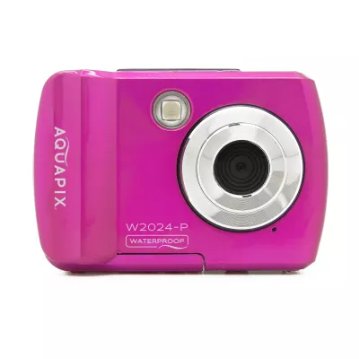 kamera, pink, wassertropfen, kompakt, digitalkamera