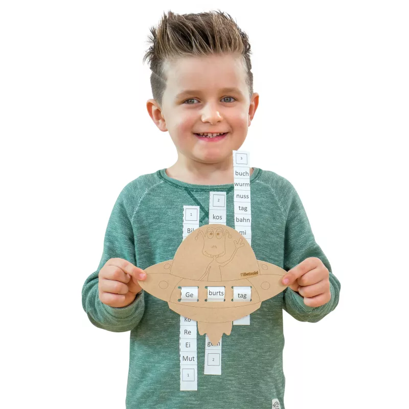 Kinder, Papierkunst, Kleinkind, Bastelset, UFO-Form