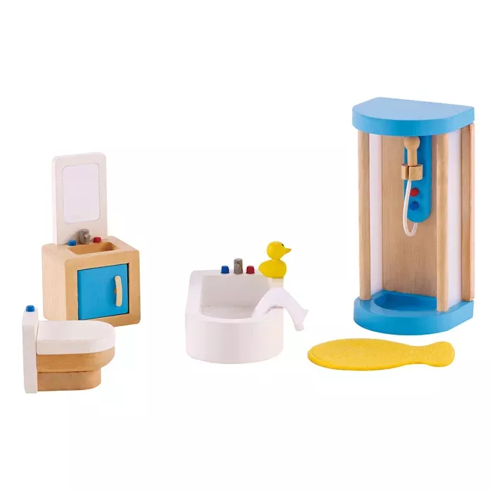 Holzspielzeug, Miniature, Küche, Badezimmer, Puppenspielzeug