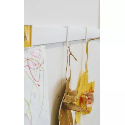 kunstprojekt, kunsthang, papierkunst, schild, gelb
