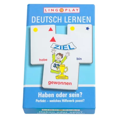 Deutsch lernen, Lernspiel, Lernbox, Puzzlekarten, Ziel erreichen
