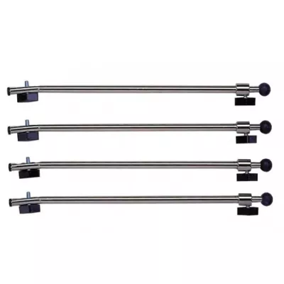 rohrklemme, verstellbare stange, metallstange, sicherheitstange, spannstange